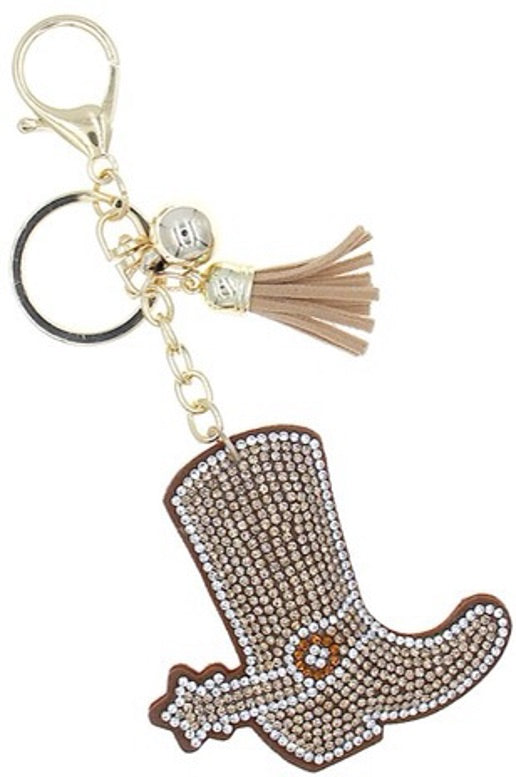 Cowboy Boot Keychain